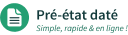 Pré état daté en ligne logo