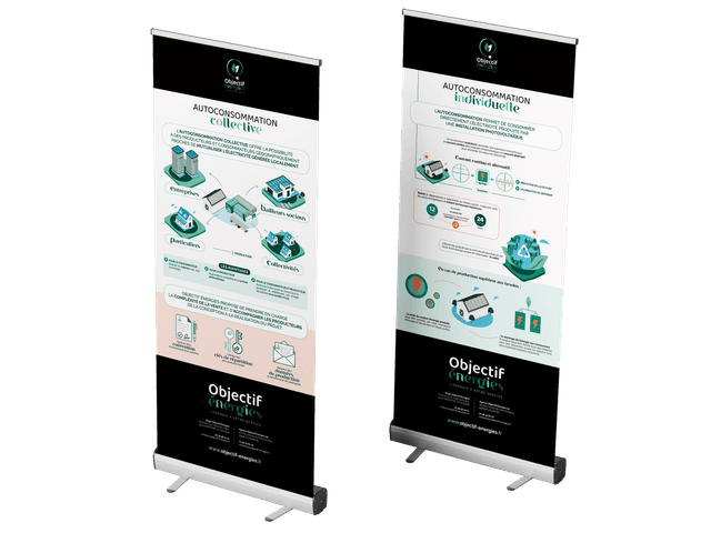 Les roll-ups de présentation