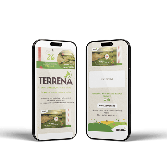 Un mailing pour les voeux 2026