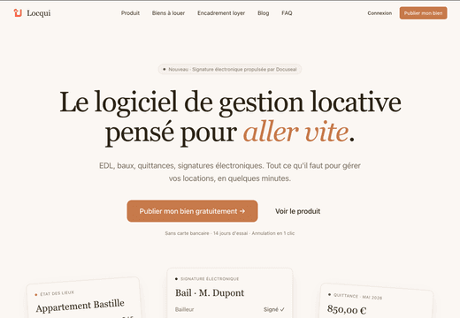 Création de logiciel de gestion locative