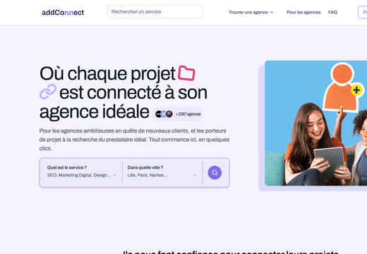 Réalisation de l'annuaire addConnect