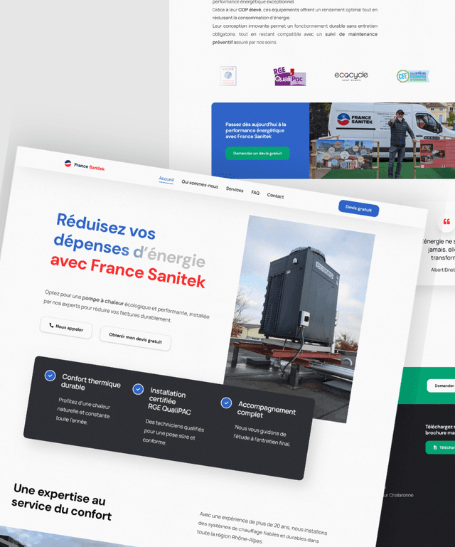 Création de site internet Wordpress