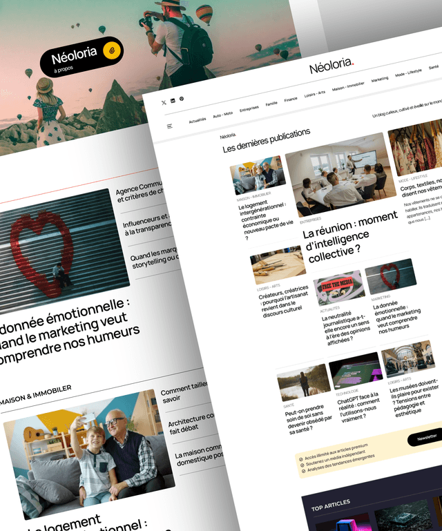 Création Blog Média Magazine Wordpress