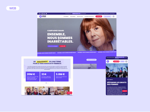 (SITE WEB) - Refonte - FONDATION DES FEMMES