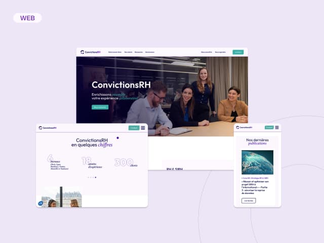 (BRANDING & SITE WEB) - Refonte - CONVICTIONS RH